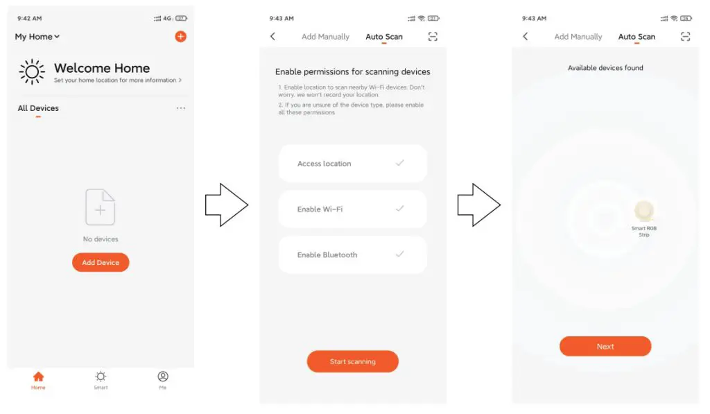 LISTOCASA KZQ02 Smart Led Strip Lights - CONNECTION INTERFACE 1