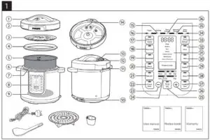 Philips HD2238 All-In-One Cooker Fig 1