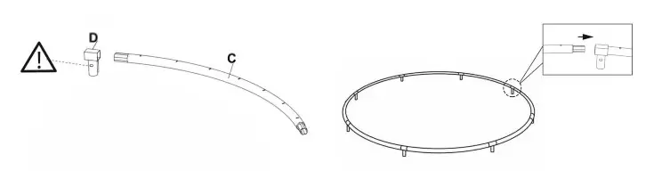 virtufit VF06004-244 Trampoline with Safety Net- ASSEMBLY INSTRUCTIONS 2