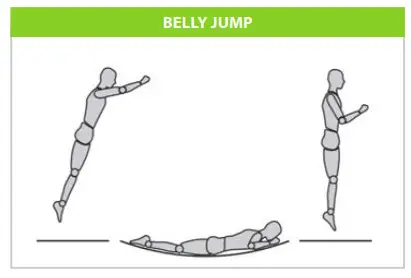 virtufit VF06004-244 Trampoline with Safety Net- BELLY JUMP