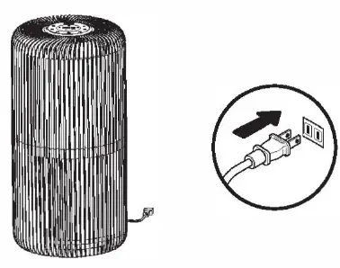 pore Purezone Turbo Smart Air Purifier FIG 3