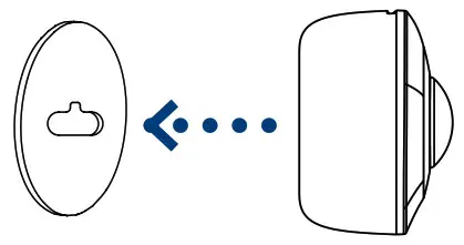 Pick a flat surface area to stick the sensor