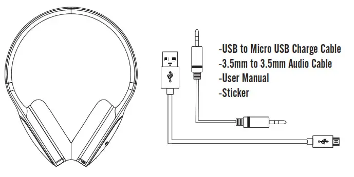 Protempo Us Dba Outdoor Tech H15 KOMODOS Wireless Headphone- included