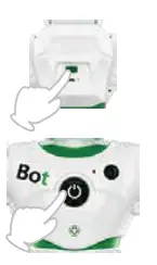 Ruko Ru4413 Carle Smart Robots for Kids - button