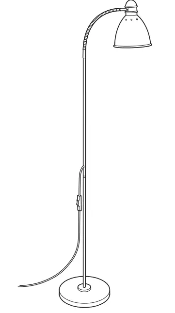 IKEA 601109 01 LERSTA Floor Reading Lamp
