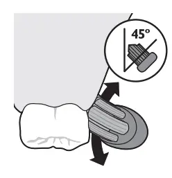 PHILIPS 2000 Series HX3651 Sonicare Electric Toothbrush - Brushing