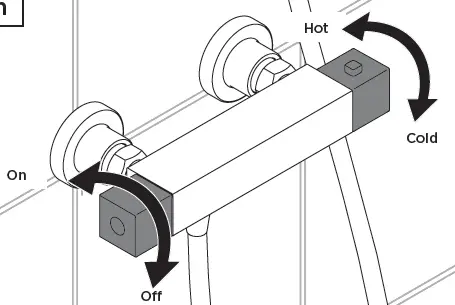 BRISTAN QD SHXSMFF C Quadrato Exposed Bar Shower with Riser Kit-7