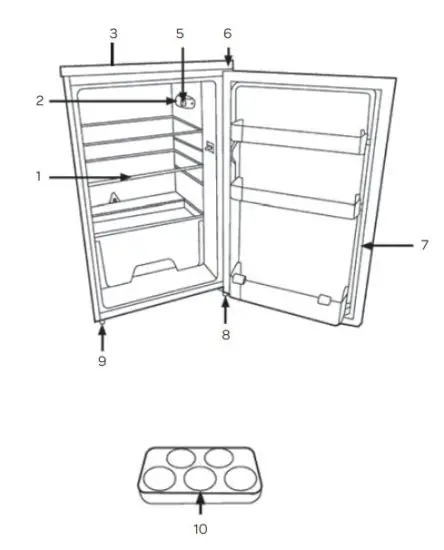 INVENTUM KK500 Refrigerator - Appliance