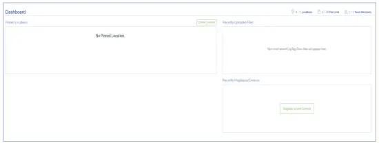 LogTag Online Dashboard Interface