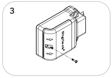 Digilock Aspire Touch Free RFID Smart Lock - BATTERY REPLACEMENT 3