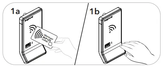 Digilock Aspire Touch Free RFID Smart Lock - OPERATING INSTRUCTIONS 2