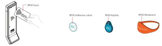 Digilock Aspire Touch Free RFID Smart Lock - RFID Credentials