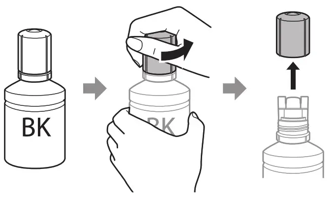 EPSON ET 2850 EcoTank Wireless Color All in One Cartridge Supertank Printer - Fill ink tanks 2