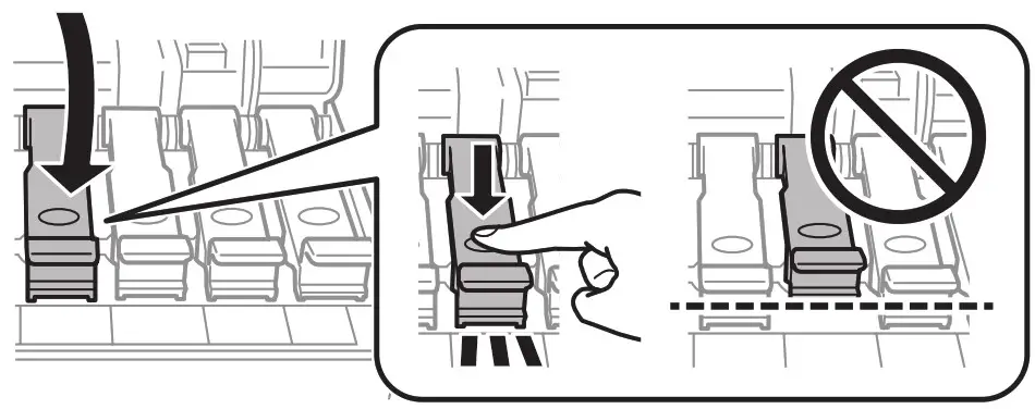 EPSON ET 2850 EcoTank Wireless Color All in One Cartridge Supertank Printer - Fill ink tanks 6
