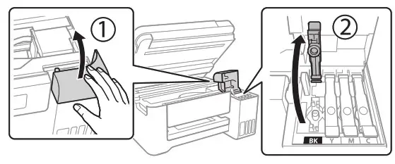 EPSON ET 2850 EcoTank Wireless Color All in One Cartridge Supertank Printer - Fill ink tanks