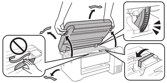 EPSON ET 2850 EcoTank Wireless Color All in One Cartridge Supertank Printer - Unpack 2