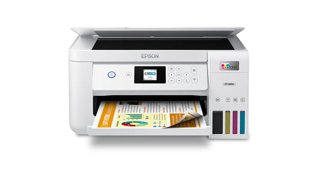 Epson Et-2850 Ecotank Wireless Color All-in-one Cartridge Supertank Printer User Guide