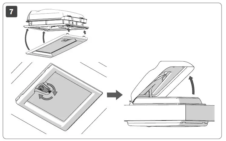 FIAMMA VENT 28 F Rooflight fig 11