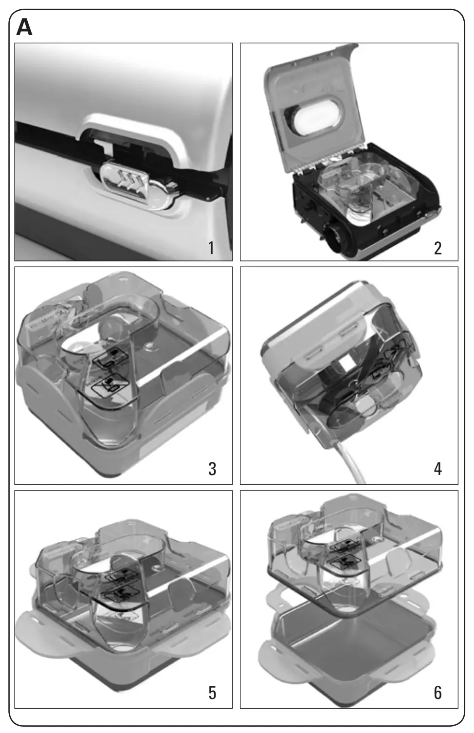 RESMED H5i Standard Water Tub - Refer to illustration A