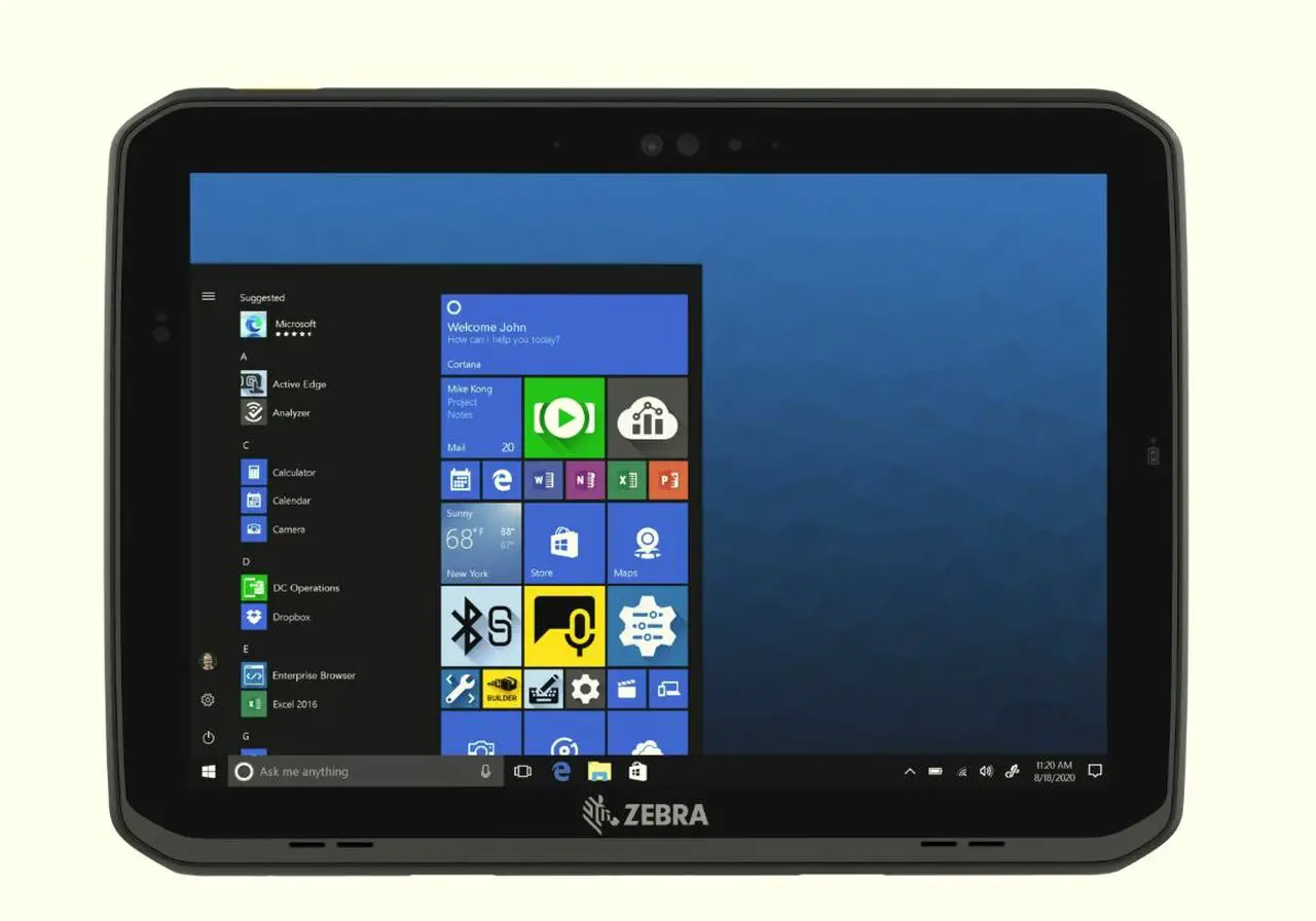 Zebra Et80 2-in1 Windows Detachable Rugged Tablet User Guide