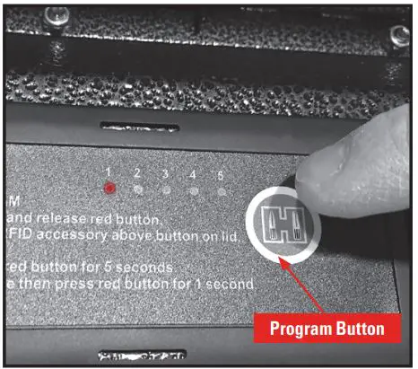 Hornady 98190 AR Gunlocker Safe Gun Locker Owner's Manual - How to Program Your RFID Tags