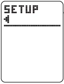 HUMMINBIRD RF25 Rod Mount Waterproof Fish Finder - Setup Mode