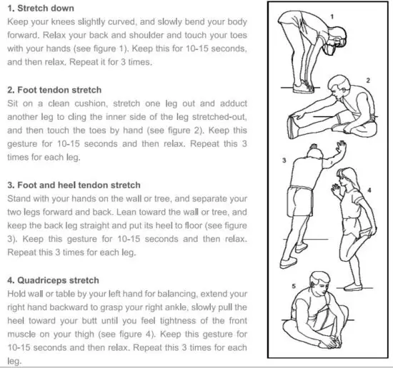FIG 19 Stretch exercise