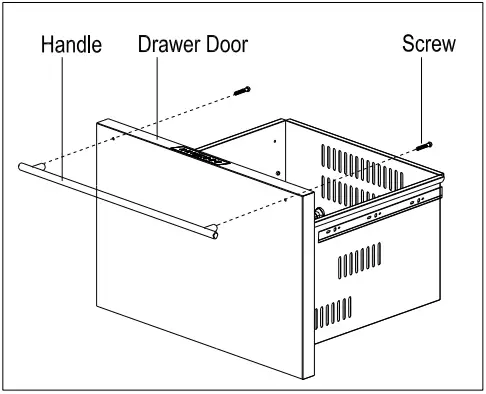 SUMMIT FF1DSS Frost Free Drawer Refrigerators - FIG 2
