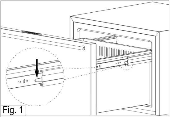 SUMMIT FF1DSS Frost Free Drawer Refrigerators - FIG 3
