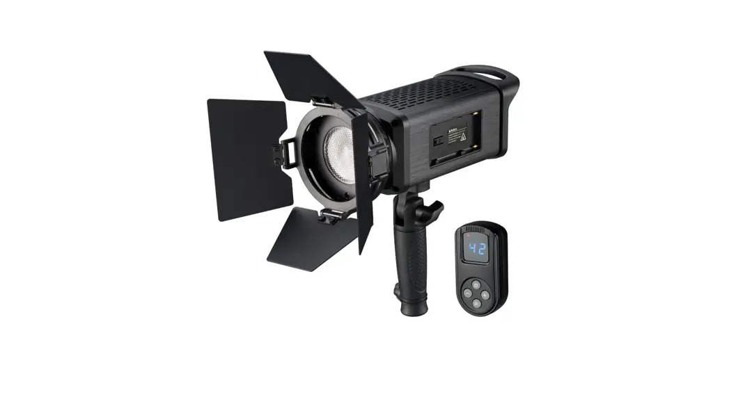 Bresser Br-sp60 Portable 60w Led Fresnel Light With Remote Control Instruction Manual