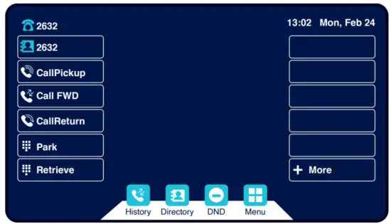 commander T54W IP Phone with Built-In Bluetooth and Wi-Fi - figure 7