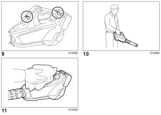 makita DUB362 Cordless Leaf Blower - figure 2
