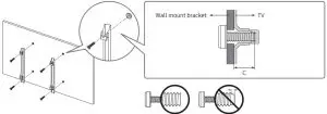 Mounting the TV on a wall