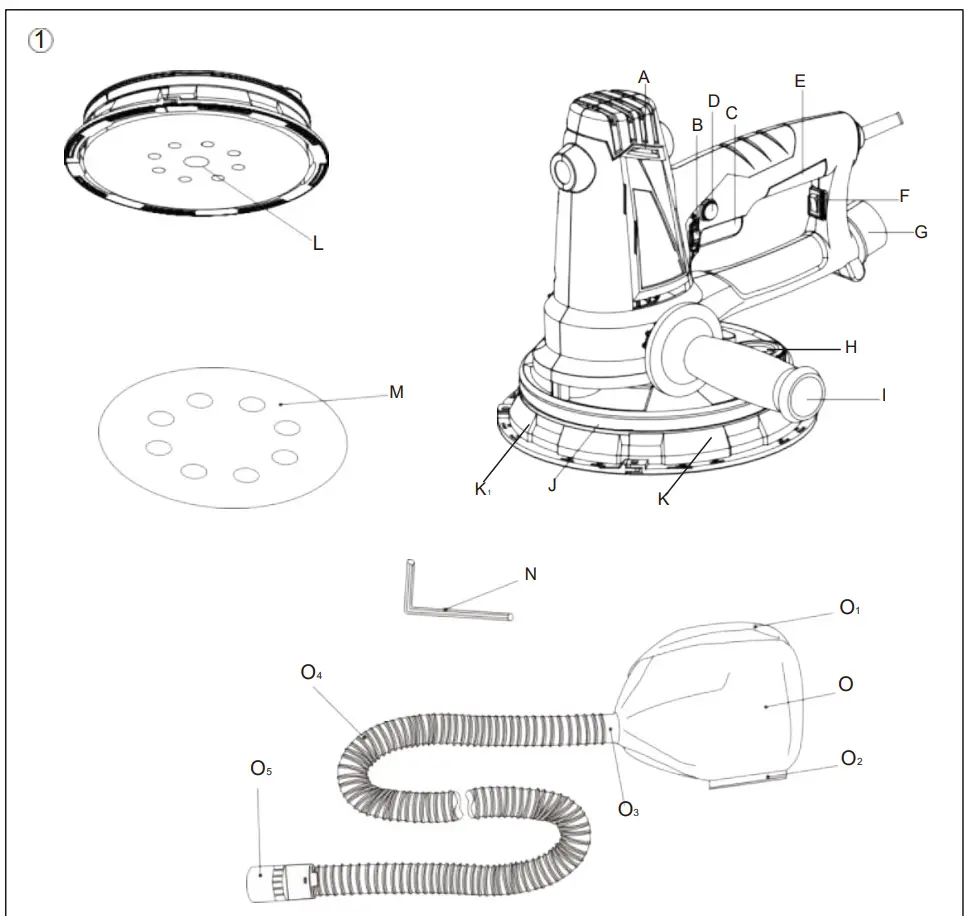 BNR1841 Drywall Sander Overview