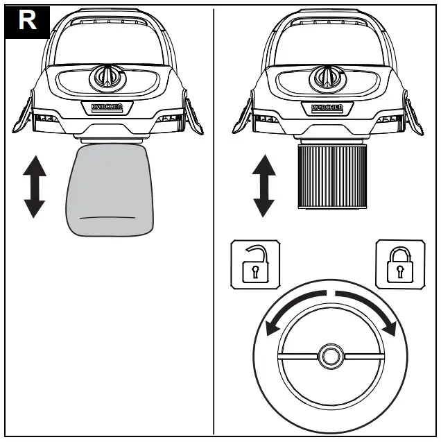 Clean the foam filter