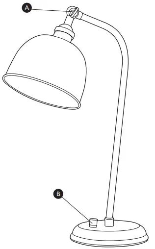 JOHN LEWIS BALDWIN Table Lamp Plug the table lamp into the