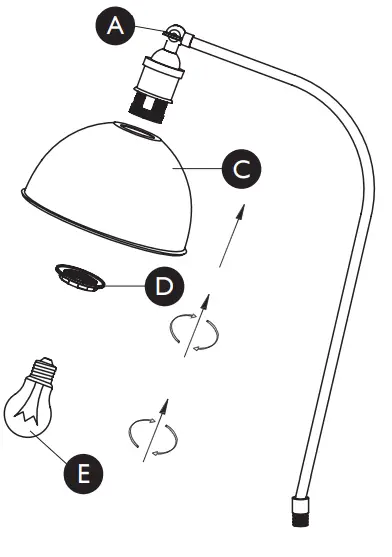 JOHN LEWIS BALDWIN Table Lamp Product assembly