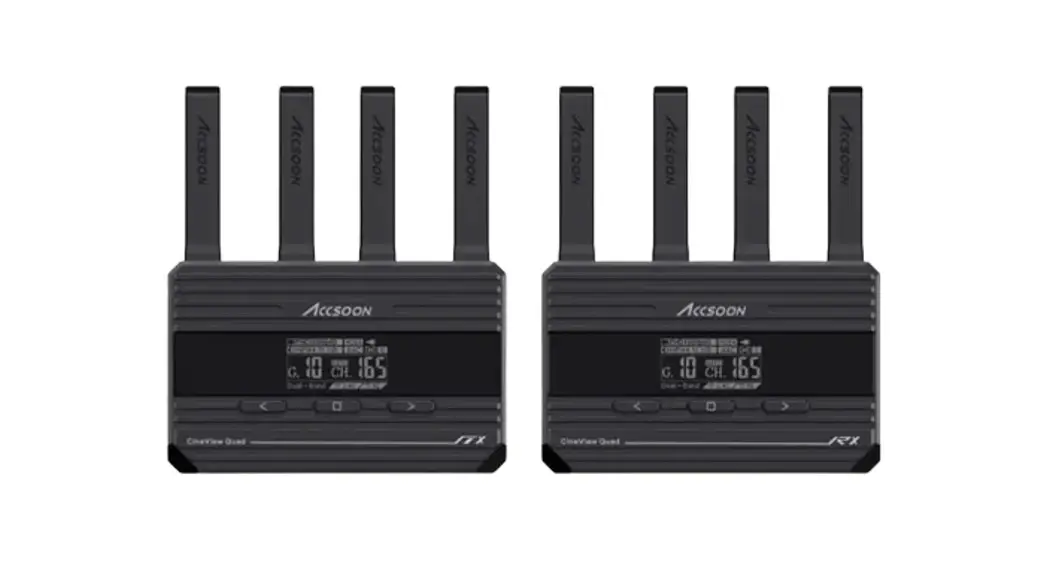 Accsoon Cineview Quad 2.4ghz+5ghz Dual-band Transmission User Manual