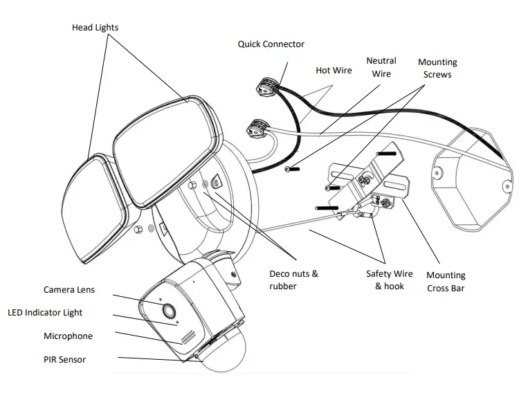 elint-FCAM3000SMART-Flood-Light-Security-Camera-4