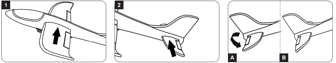 JAMARA 460485 Foam Throw Glide 2in1-1