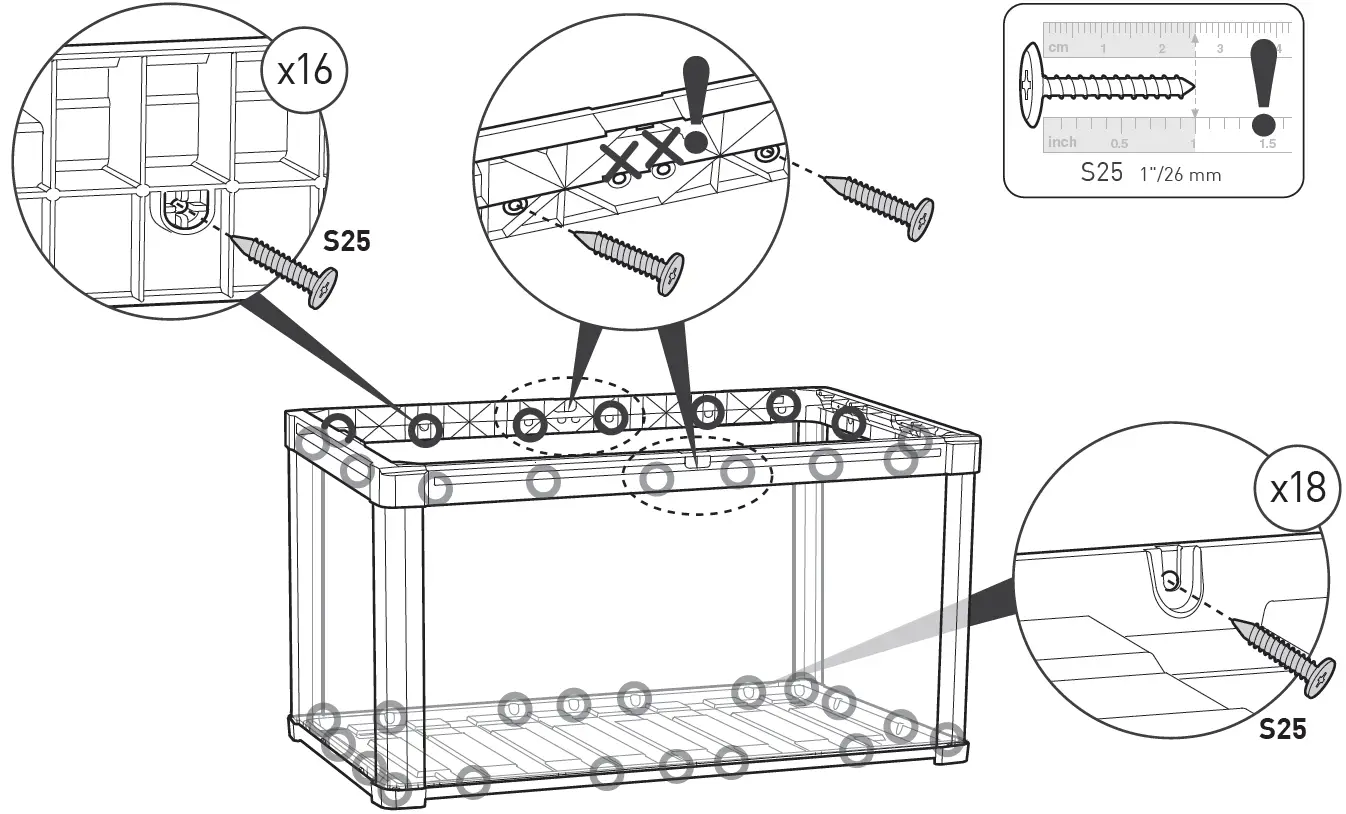 KeTeR 17205969 Denali 100 US Gallon Outdoor Storage Box 30