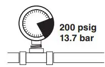 SENCO Construction Staplers Instruction Manual - Do not connect tools to air pressure that potentially exceeds 200 psig or 13.7 bar