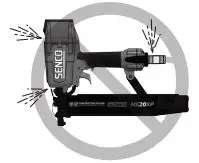 SENCO Construction Staplers Instruction Manual - Never use a tool that leaks air or needs repair.