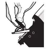 SENCO Construction Staplers Instruction Manual - Release E-Z Clear latch and open door