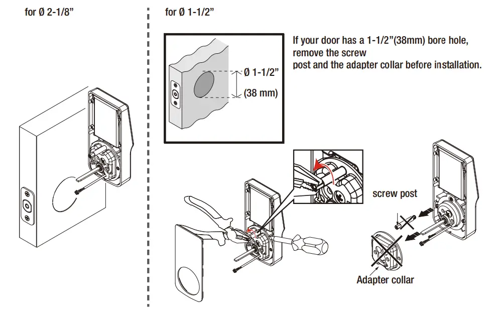 kenaurd SC1 KW1 Premium Electronic Touchscreen Deadbolt with Key Override-12