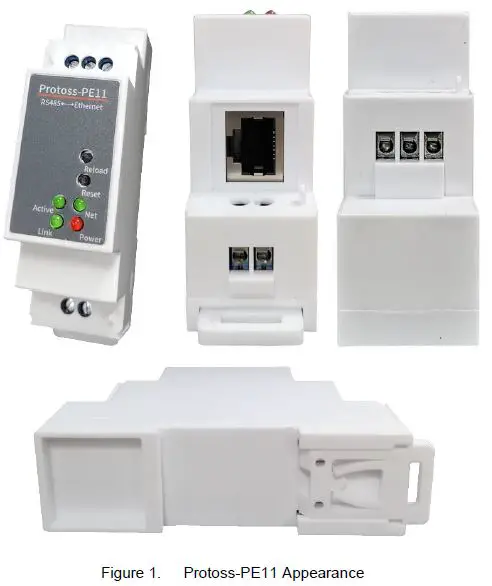 HF Protoss-PE11 RS485 to Ethernet-1