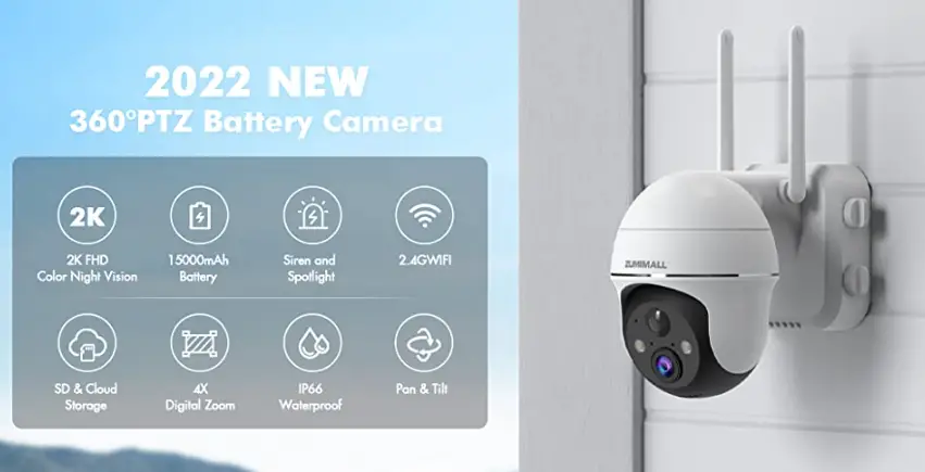 Zumimall Gx2s Wireless Outdoor Pan Tilt Battery Camera User Guide