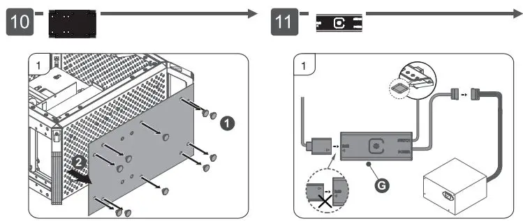 COOLER MASTER MASTERBOX Q300P Mini Tower Transparent Acrylic Side Panel Case User Manual - How to use