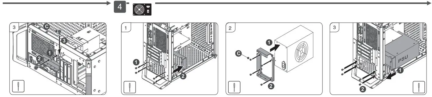 COOLER MASTER MASTERBOX Q300P Mini Tower Transparent Acrylic Side Panel Case User Manual - How to use