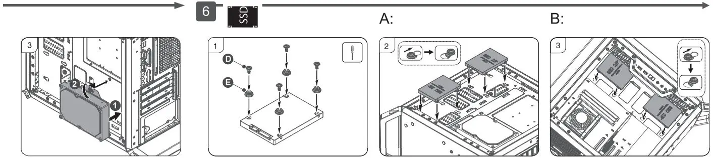COOLER MASTER MASTERBOX Q300P Mini Tower Transparent Acrylic Side Panel Case User Manual - How to use